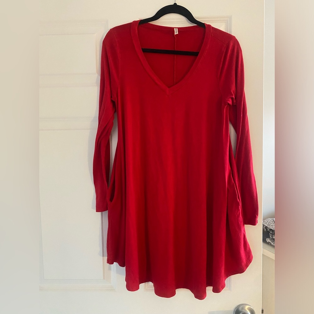 Mittoshop red dress size medium